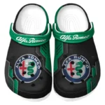 Green Custom Italian Driving Experience All Over Print Clog, Car Culture Inspired Footwear Gift for Men and Women CAR185