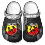 European Performance Car Culture Clog, Stylish All Over Print Lightweight Shoes for Auto Fans and Streetwear Style CAR185 - Gray