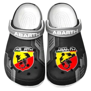 European Performance Car Culture Clog, Stylish All Over Print Lightweight Shoes for Auto Fans and Streetwear Style CAR185 - Gray
