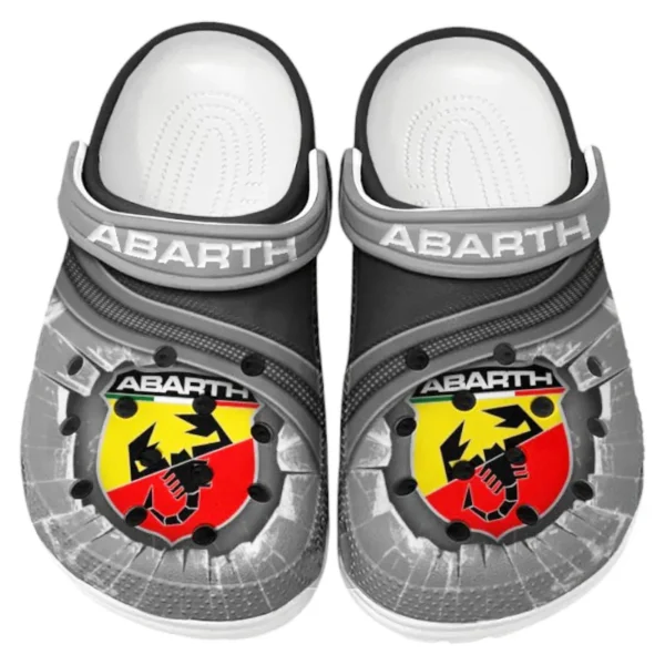 Custom Street Racing Style All Over Print Clog, Comfortable Slip-On Shoes for Everyday Wear CAR188 - Gray