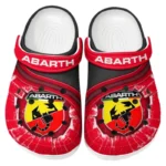 Personalized Racing Car Design Clog, Full Print Slip-On Footwear Gift for Car Lovers CAR188 - Red