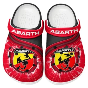 Personalized Racing Car Design Clog, Full Print Slip-On Footwear Gift for Car Lovers CAR188 - Red