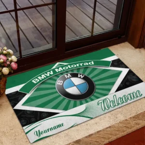 Adventure Motorcycle Doormat, All Over Print Doormat For Car Owners CAR190 - Green