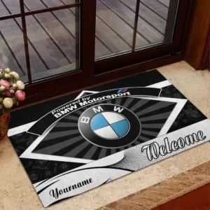 Racing Coupe Doormat, All Over Print Doormat For Car Fans CAR190 - Black