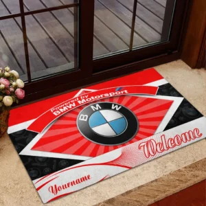 Motorsport Vehicle Doormat, All Over Print Doormat For Car Lovers CAR190 - Red