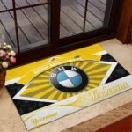 Performance Car Doormat, All Over Print Doormat For Car Lovers CAR190 - Yellow