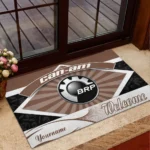 Sport ATV Doormat, All Over Print Doormat For Car Fans CAR190 - Brown