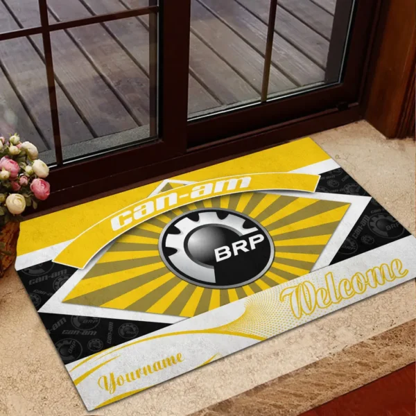 High-Performance Off-Roader Doormat, All Over Print Doormat For Car Fans CAR190 - Yellow