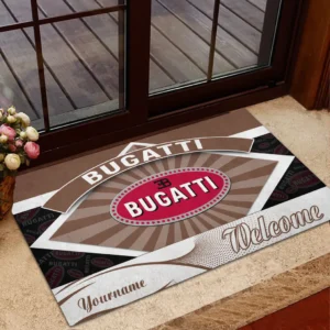 High-Performance Supercar Doormat, Automotive Logo Style Floor Mat CAR190 - Brown