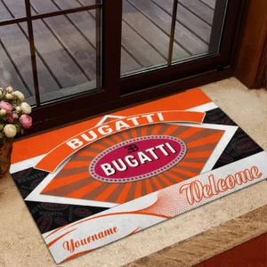 High-Performance Supercar Doormat, Automotive Logo Style Floor Mat CAR190 - Orange