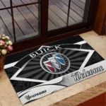 Mid-Size SUV Doormat, All Over Print Doormat For Car Lovers CAR190 - Black
