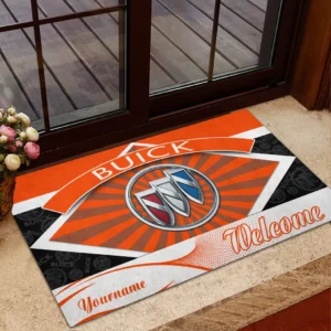 Premium Sedan Doormat, All Over Print Doormat For Car Fans CAR190 - Orange