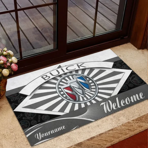 Comfort-Oriented Car Doormat, All Over Print Doormat For Car Lovers CAR190 - Grey