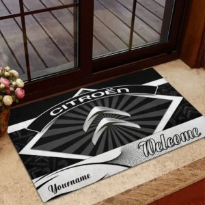 Modern Hatch Doormat, All Over Print Doormat For Car Lovers CAR190 - Black