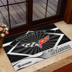 Performance Roadster Doormat, All Over Print Doormat For Car Fans CAR190 - Black