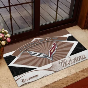 Race-Inspired Car Doormat, All Over Print Doormat For Car Owners CAR190 - Brown