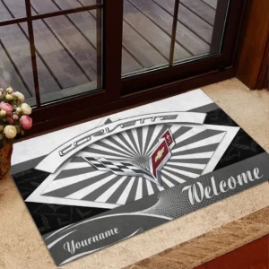 Lightweight Performance Car Doormat, All Over Print Doormat For Car Fans CAR190 - Grey