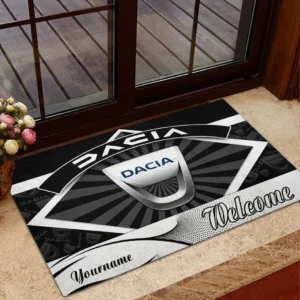 Duramax Systems Doormat, All Over Print Doormat For Car Fans CAR190 - Black