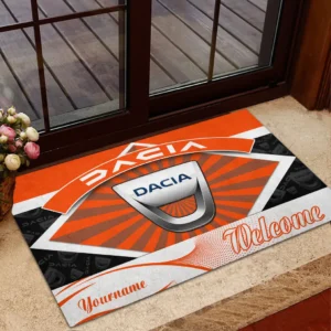 Dynatech Vehicles Doormat, All Over Print Doormat For Car Fans CAR190 - Orange