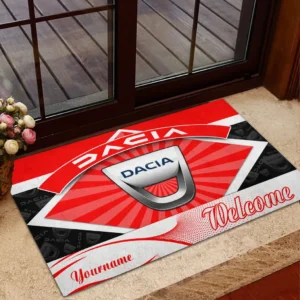 Dynamicpower Motors Doormat, All Over Print Doormat For Car Lovers CAR190 - Red
