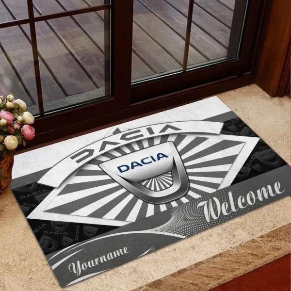 Dynatech Vehicles Doormat, All Over Print Doormat For Car Lovers CAR190 - Grey