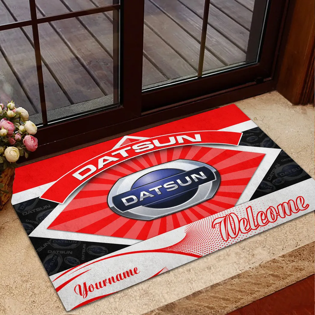 Heritage Ride Doormat, All Over Print Doormat For Car Owners CAR190 - Red
