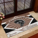 High-Speed Sedan Doormat, Automotive Logo Style Floor Mat CAR190 - Brown