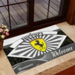 Italian Supercar Doormat, All Over Print Doormat For Car Fans CAR190 - Grey