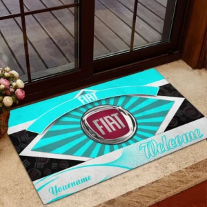 Vintario Autos Doormat, All Over Print Doormat For Car Owners CAR190 - Cyan