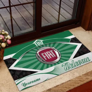 Italico Motors Doormat, All Over Print Doormat For Car Owners CAR190 - Green