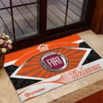 CityMotion Vehicles Doormat, All Over Print Doormat For Car Owners CAR190 - Orange