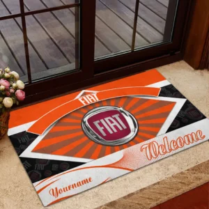 CityMotion Vehicles Doormat, All Over Print Doormat For Car Owners CAR190 - Orange