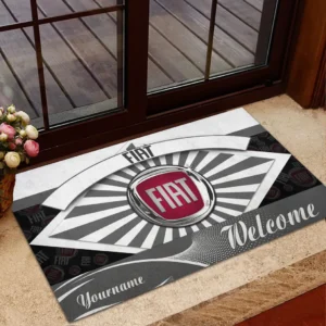 Piccolo Motors Doormat, All Over Print Doormat For Car Lovers CAR190 - Grey