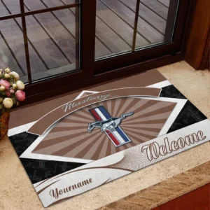 Touring Coupe Doormat, Automotive Logo Style Floor Mat CAR190 - Brown