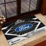 American Classic Doormat, All Over Print Doormat For Car Fans CAR190 - Black