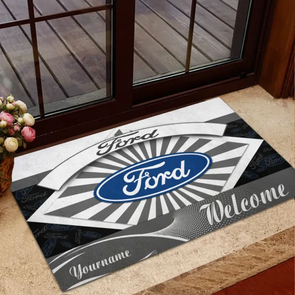 Muscle Car Doormat, All Over Print Doormat For Car Lovers CAR190 - Grey