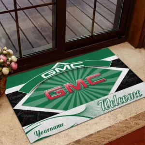 Full-Size Pickup Doormat, All Over Print Doormat For Car Owners CAR190 - Green