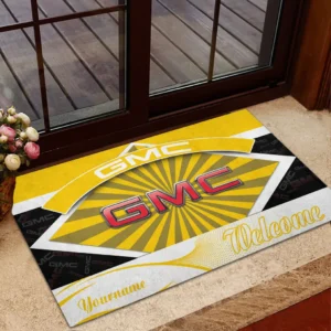 Tough Truck Doormat, All Over Print Doormat For Car Owners CAR190 - Yellow