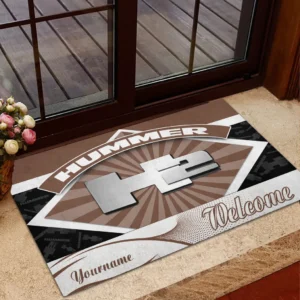 Oversized Utility SUV Doormat, All Over Print Doormat For Car Fans CAR190 - Brown