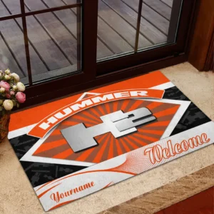 Off-Road Beast Doormat, All Over Print Doormat For Car Owners CAR190 - Orange