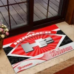 Expedition-Ready SUV Doormat, Automotive Logo Style Floor Mat CAR190 - Red