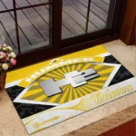 Rugged Adventure Vehicle Doormat, All Over Print Doormat For Car Owners CAR190 - Yellow