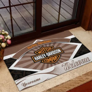 Biker Icon Doormat, All Over Print Doormat For Car Lovers CAR190 - Brown