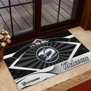 Performance Coupe Doormat, All Over Print Doormat For Car Owners CAR190 - Black