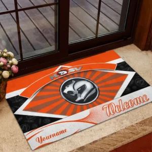Performance Coupe Doormat, All Over Print Doormat For Car Fans CAR190 - Orange