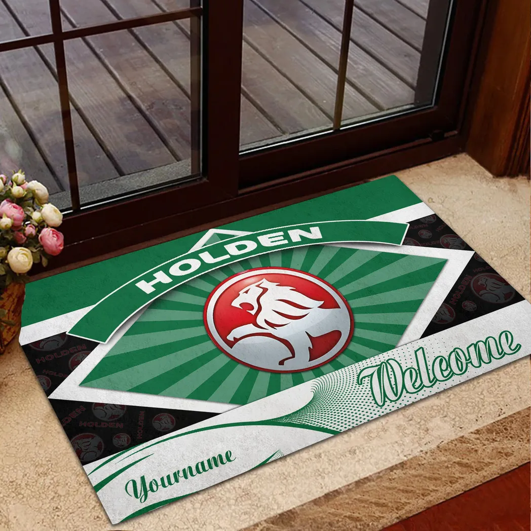 Sport Saloon Doormat, All Over Print Doormat For Car Lovers CAR190 - Green