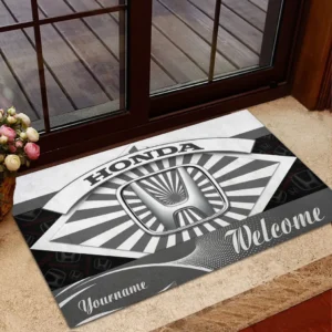 Family Car Doormat, Automotive Logo Style Floor Mat CAR190 - Grey