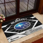 Outdoor Lifestyle Vehicle Doormat, All Over Print Doormat For Car Lovers CAR190 - Black