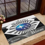 Adventure Wagon Doormat, All Over Print Doormat For Car Fans CAR190 - Grey