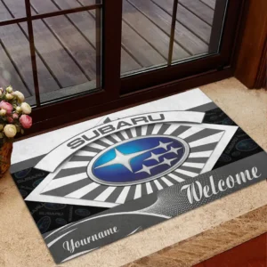 Adventure Wagon Doormat, All Over Print Doormat For Car Fans CAR190 - Grey